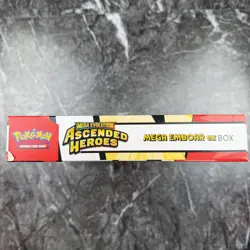 Pokemon TCG Mega Evolution Ascended Heroes Mega Emboar ex Box - New & Sealed - Image 3