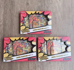 3 Pokemon TCG Mega Evolution Ascended Heroes Mega Emboar ex Box NEW Sealed 2026 - Image 1