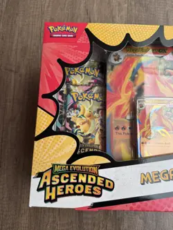 3 Pokemon TCG Mega Evolution Ascended Heroes Mega Emboar ex Box NEW Sealed 2026 - Image 4