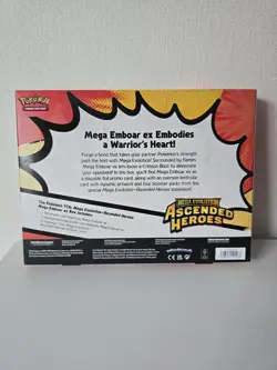 Pokemon TCG: Mega Evolution Ascended Heroes - Mega Emboar ex Box NEW - Image 5