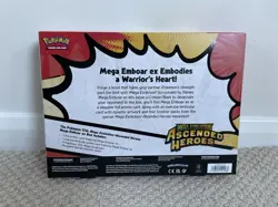Pokemon TCG: Mega Evolution Ascended Heroes - Mega Emboar ex Box NEW - Image 2
