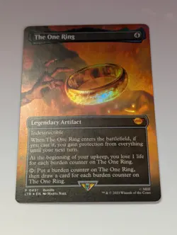The One Ring, Near Mint Foil, Borderless, The Lord Of The Rings MTG - Image 2