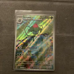 Pokemon TCG Ivysaur Scarlet Violet-151 167/165 Holo Illustration Rare English - Image 1