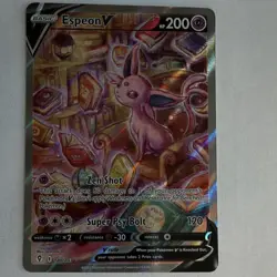 Pokemon Company Espeon V 180/203 Evolving Skies Ultra Rare Full Art Holo EN - Image 1