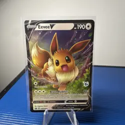 Pokemon TCG Eevee V SWSH065 Sword & Shield Promo Holo English 190 HP - Image 1
