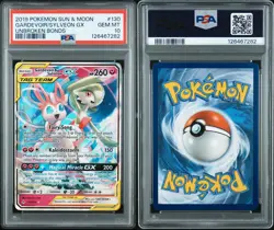 Pokemon Gardevoir & Sylveon GX 130/214 Unbroken Bonds Tag Team Ultra Rare PSA 10 - Image 2