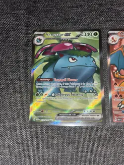 Pokemon Scarlet & Violet Venusaur EX, Charizard EX, Blastoise EX 151 Card Set - Image 2