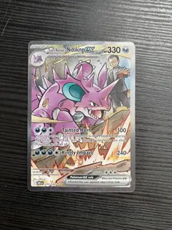 Pokemon Team Rockets Nidoking 233/182 Destined Rivals NM - Image 1