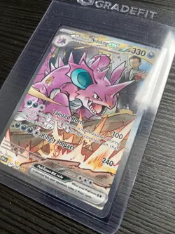 Pokemon Team Rockets Nidoking 233/182 Destined Rivals NM - Image 3