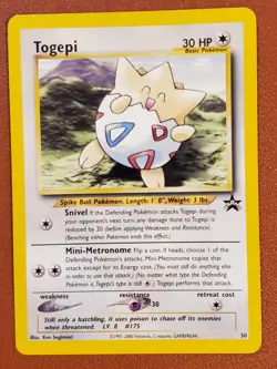Togepi 30/53 WOTC Black Star Promo Regular Pokemon TCG NM - Image 1
