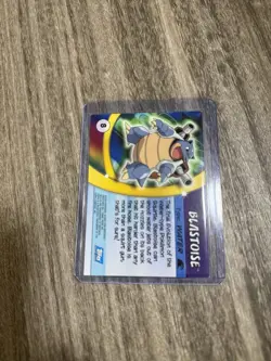 Pokemon Topps TV Animation Blastoise – Advanced Challenge – Vintage – Non-Holo - Image 2