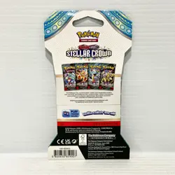 1x Stellar Crown - Scarlet & Violet Sealed Pokemon Card Sleeved Booster Pack - Image 2