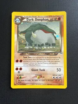 Pokemon - Neo Destiny - Dark Donphan 3/105 LP - Image 1