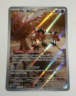 MR. MIME - #179/165 - Pokemon TCG Illustration Rare SV: Scarlet & Violet 151 NM - Image 1