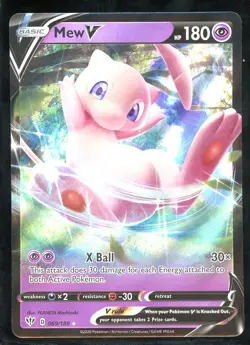 Pokemon TCG Mew V Ultra Rare 2020 Darkness Ablaze 69/189 NM - Image 1