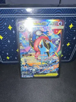 Mega Greninja ex SIR 116/086 Chaos Rising Special Illustration Rare Pokemon TCG - Image 1