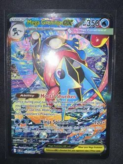 Mega Greninja ex SIR 116/086 Chaos Rising Special Illustration Rare Pokemon TCG - Image 2