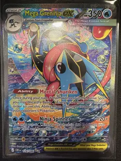 Mega Greninja ex SIR 116/086 Chaos Rising Special Illustration Rare Pokemon TCG - Image 4