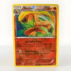 Pokemon Blaziken Primal Clash Holo 28/160 MP Condition - Image 1