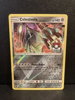 Celesteela 100/168 Pokemon League Promo Reverse Holo Sun & Moon Pokemon TCG NM - Image 1