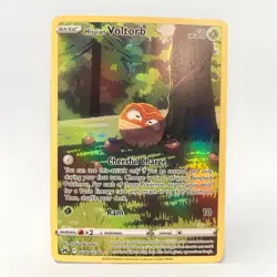Pokemon Hisuian VOLTORB GG01/GG70 Crown Zenith FULL ART ULTRA RARE HOLO🔥 - Image 1
