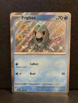 Frigibax 128/091 Pokemon TCG Sv: Paldean Fates Shiny Rare Holofoil - Image 1