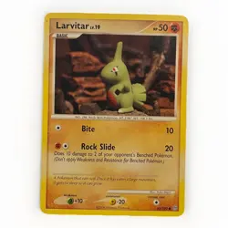 Pokemon Stormfront Common Larvitar #63/100 Lightly played - Image 1