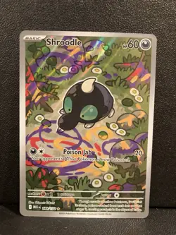 Shroodle 149/132 Illustration Rare Mega Evolution Pokemon Holo Near Mint - Image 1