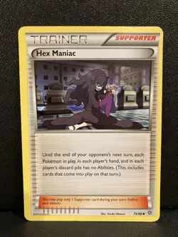 2015 XY Ancient Origins Hex Maniac 75/98 Trainer Pokemon TCG - Image 1