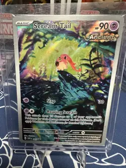 Pokemon TCG S&V Scream Tail 065 Paradox Rift Black Star Promo Card SEALED - Image 1