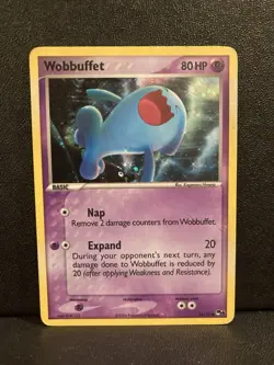 Wobbuffet Holo 16/17 Pop Series 4 Moderate Play Pokemon Tcg - Image 1