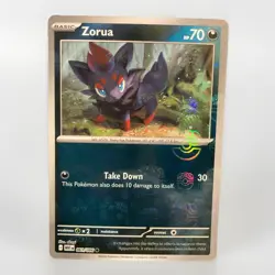 Zorua (Master Ball Pattern) 061/086 Common SV: White Flare Pokemon Holo NM - Image 1