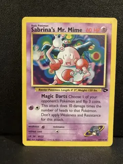 Sabrina's Mr. Mime 59/132 - Pokemon TCG Gym Challenge Set - Uncommon, MP - Image 1
