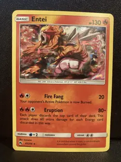 LP Pokemon Deck Exclusives 47/214 Entei (Cracked Ice Holo) - Image 1