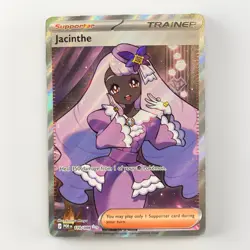 Pokemon Jacinthe Trainer-Supporter Ultra Rare Full Art Holo 110/088 POR English - Image 1