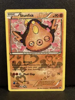 POKEMON TCG STUNFISK RC12/RC25 B&W LEGENDARY COLLECTIONS UNCOMMON!! - Image 1