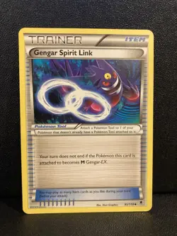 Gengar Spirit Link | 95/119 | Phantom Forces | 2014 Pokemon Uncommon | LP - Image 1