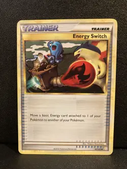 Energy Switch HeartGold & SoulSilver 91/123 MP Pokemon TCG - Image 1