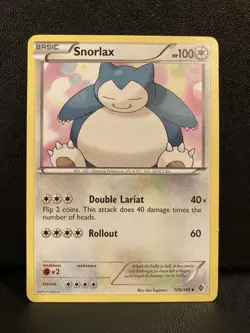 Snorlax 109/149 Boundaries Crossed Regular 2012 Pokemon LP - Image 1