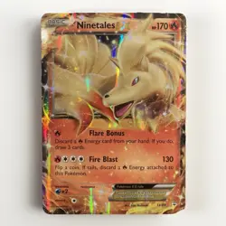 Pokemon TCG Ninetales ex XY 13/83 Generations Ultra Rare Holo MP - Image 1