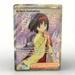 Pokemon Erika's Invitation 196/165 SV: Scarlet & Violet 151 Holo - NM - Image 1