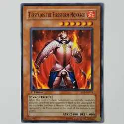 Thestalos the Firestorm Monarch - SD3-EN011 - NM/VLP - Common - 1st ed - Yugioh - Image 1