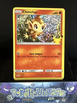 Pokemon Card Chimchar 12/25 McDonald's 25th Anniversary Promo Holo Near Mint - Image 1