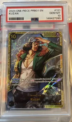 2024 KUZAN PSA 10 ONE PIECE PRB01 Op02-121 PREMIUM BOOSTER THE BEST #121 SEC - Image 1