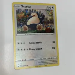 🌀 Pokemon SSH 140/202 - Sword & Shield Snorlax Cosmos Holo - HD Galaxy Swirl 🌀 - Image 1