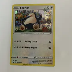 🌀 Pokemon SSH 140/202 - Sword & Shield Snorlax Cosmos Holo - HD Galaxy Swirl 🌀 - Image 2