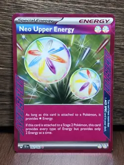 Neo Upper Energy SV05: Temporal Forces #162/162 TCG Pokemon Card NM - Image 1