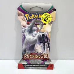 Scarlet & Violet Paldea Evolved Sealed Pokemon Card Sleeved Booster Pack - Image 1