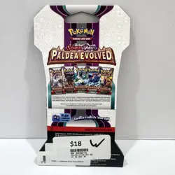 Scarlet & Violet Paldea Evolved Sealed Pokemon Card Sleeved Booster Pack - Image 2