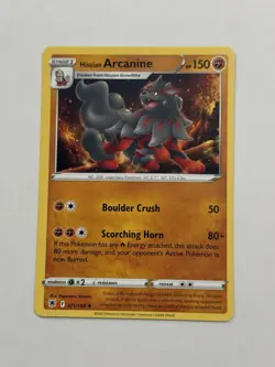 Pokemon Card - ASTRAL RADIANCE - HISUIAN ARCANINE 071/189 NON HOLO RARE - Image 1